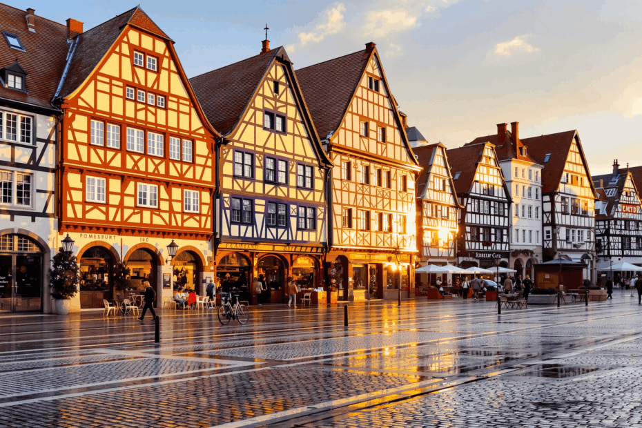 Der Römerberg in Frankfurt